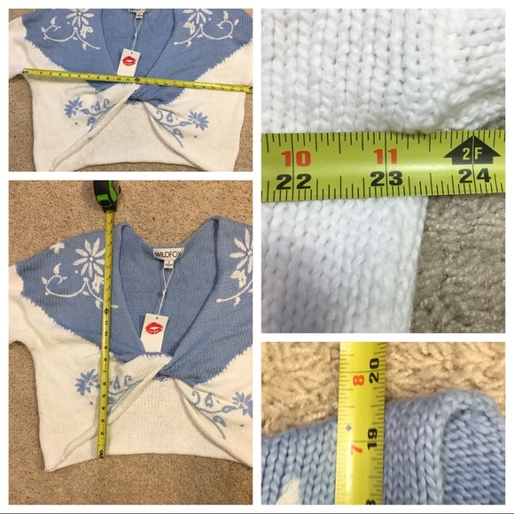 NWT! Wildfox Western Floral Beaumont Sweater - Picture 6 of 8
